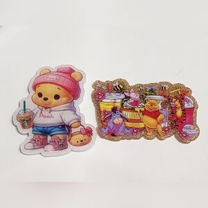 Flatbacks Bear‎ Iced Coffee Acrylic Crafts Keychain Bag Clip Magnet Hair Clip